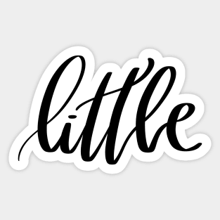 Big little reveal Sticker